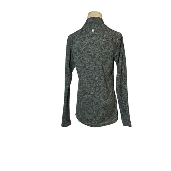 Bally heathered gray long sleeves athletic zippered jacket size Small - Picture 10 of 11